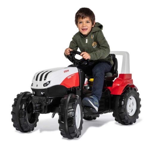 Tractor cu pedale copii Steyr 6300 Terrus CVT Rolly Toys