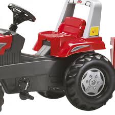 Tractor cu pedale si remorca Rolly Toys Junior