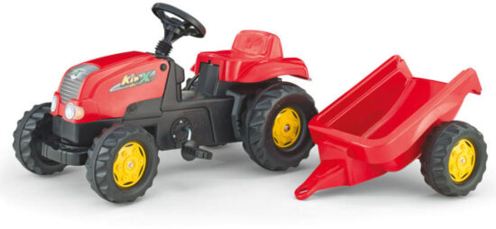 Tractor cu pedale si remorca Rolly Toys Kids
