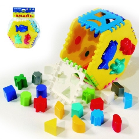 Cub cu forme geometrice hexagon Dohany