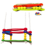 Leagan din plastic cu bile pentru copii Dohany