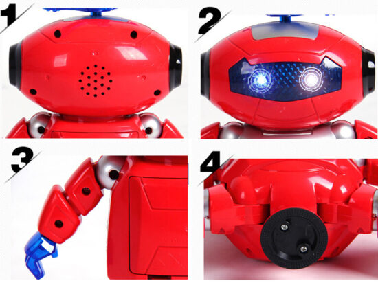 Robotul electric Danseaza Canta Lumineaza se-Roteste