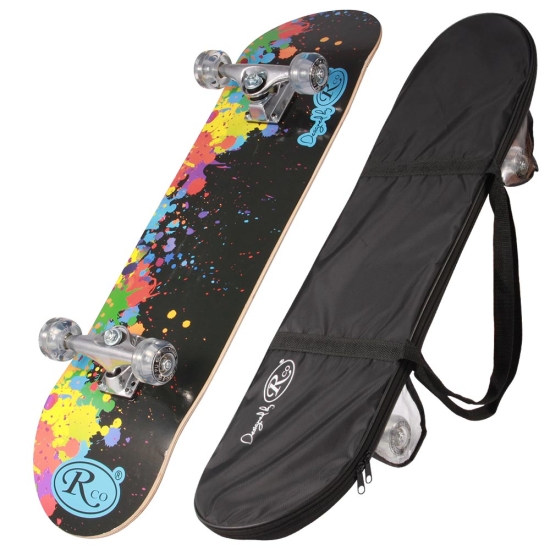 Skateboard din lemn 2005E cu roti din silicon