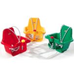 Leagan pentru copii cu spatar si claxon