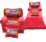 Set Fulger McQueen Fotoliu extensibil 115 cm si Perna plus