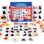 Jucarii potrivire a umbrelor Invata fructele si animalele