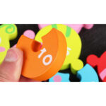 Puzzle educativ lemn Omida 3D cifre
