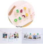 Set cifre din lemn suport clips si operatii matematice