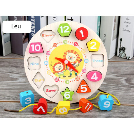 Ceas Leu Puzzle educativ cifre JOC snuruit 1