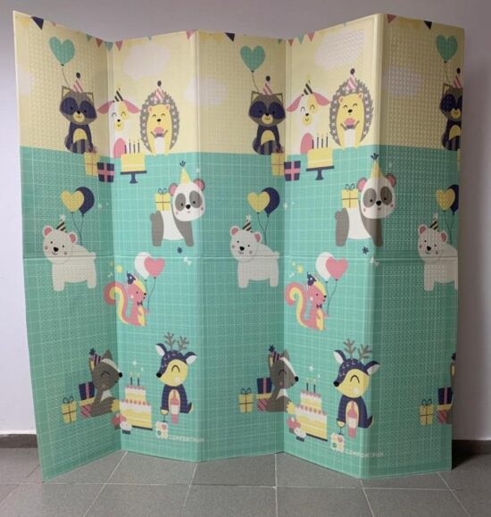 Covor pliabil Aniversarea Animalutelor 180x200