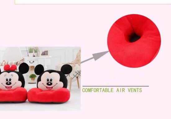 Fotoliu din plus copii Minnie si Mickey Mouse