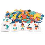 Joc educativ Tangram 180 forme geometrice