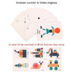 Joc educativ Tangram 180 forme geometrice