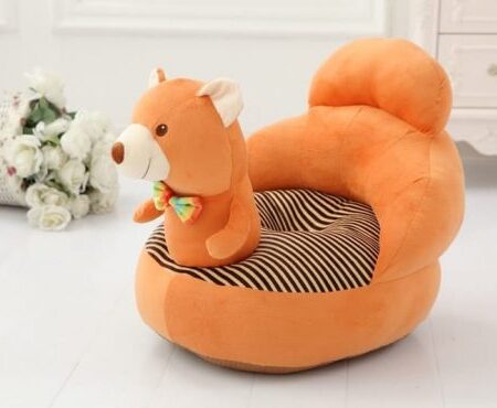 Fotoliu din plus Ursulet cu spatar pentru copii