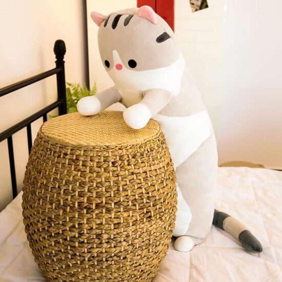 Perna lunga din plus Jucarie Pisica moale si pufoasa copii