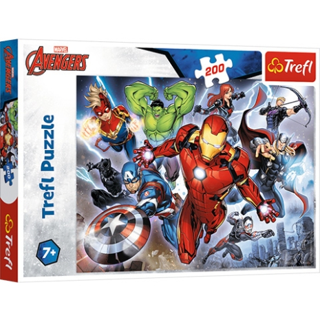 Puzzle educativ Trefl Marvel Avengers uriasi 200 piese