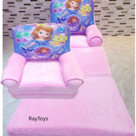 Fotoliu extensibil copii plus Sophia 1 triplu 115 cm