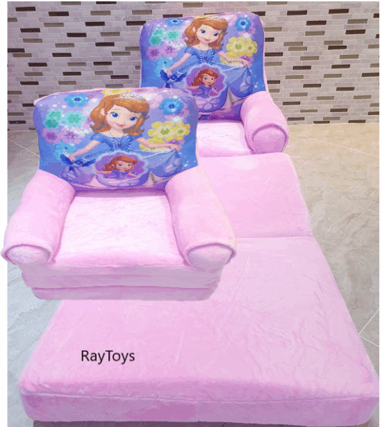 Fotoliu extensibil copii plus Sophia 1 triplu 115 cm