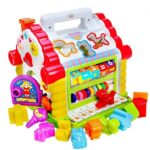 Jucarie educativa casuta cu activitati forme lumini sunete
