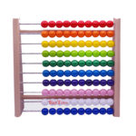 Numaratoare din lemn cu bile pentru copii Boulier