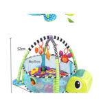 Saltea activitati bebe si centru de joaca cu bile 3 in 1