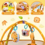 Saltea de joaca cu activitati bebe Leu centru de joaca 3in1