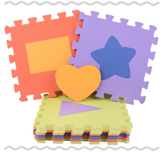 Covor puzzle mare cifre litere animale forme 30 piese