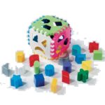Cub potrivire forme geometrice ,Dohany Toys,18 piese