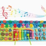 Joc logaritmic Cifre Pescuit magnetic Animale Fructe