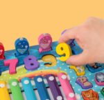 Joc logaritmic Cifre Pescuit magnetic Animale Fructe