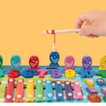 Joc logaritmic Cifre Pescuit magnetic Animale Fructe