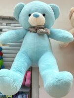 Ursulet plus Bleu cu fundita Jucarii animalute 110 cm