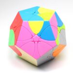 Cub Rubik antistres Rediminx Puzzle colorat cu mecanism