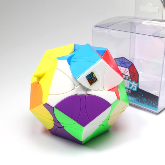 Cub Rubik antistres Rediminx Puzzle colorat cu mecanism