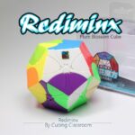 Cub Rubik antistres Rediminx Puzzle colorat cu mecanism