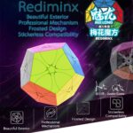 Cub Rubik antistres Rediminx Puzzle colorat cu mecanism