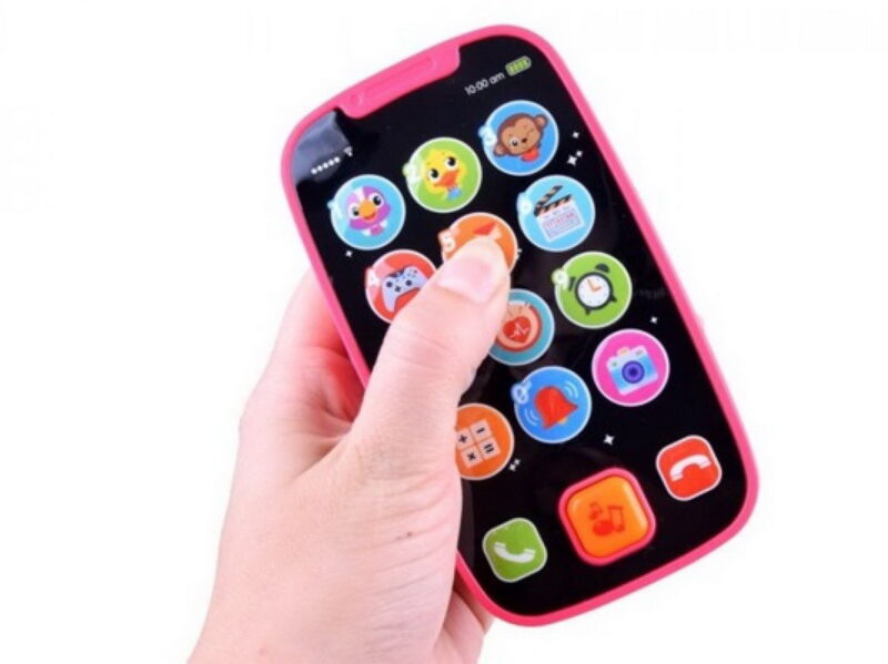 Jucarie Telefon bebe Smartphone cu sunete lumini Hola