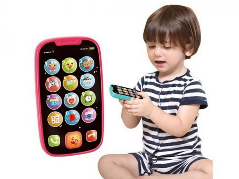 Jucarie Telefon bebe Smartphone cu sunete lumini Hola