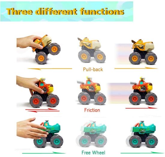 Jucarii Masini copii Monster Truck imaginea Animale Hola