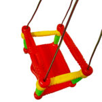 Leagan plastic copii cu protectie suspendabil colorat