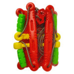 Leagan plastic copii cu protectie suspendabil colorat