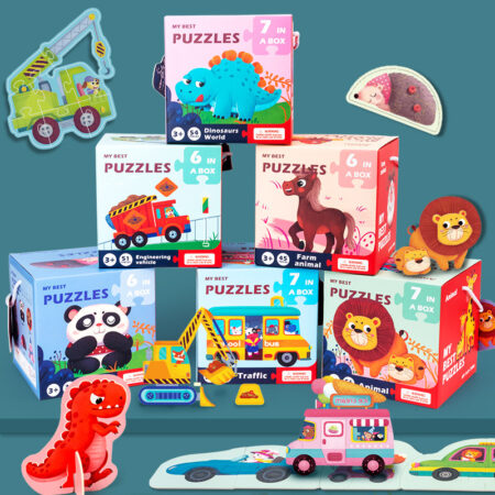 Puzzle copii Primul meu Puzzle educativ 3D in cutie