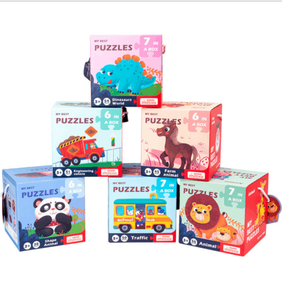 Puzzle copii Primul meu Puzzle educativ 3D in cutie