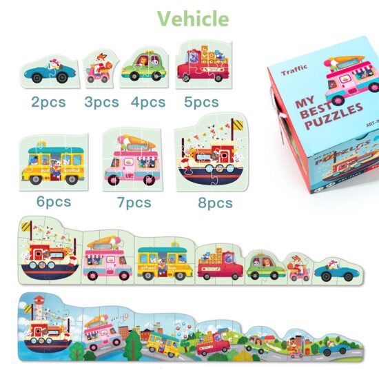 Puzzle copii Primul meu Puzzle educativ 3D in cutie