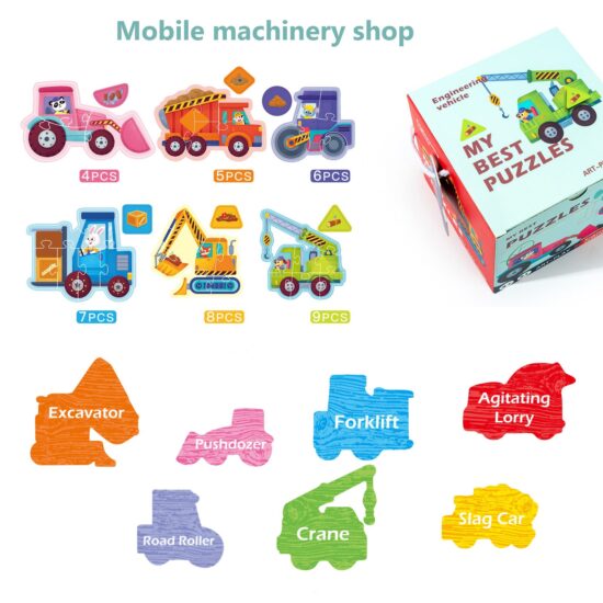 Puzzle copii Primul meu Puzzle educativ 3D in cutie