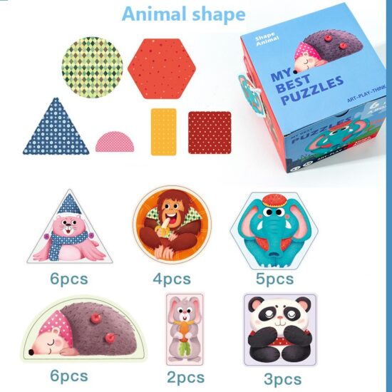 Puzzle copii Primul meu Puzzle educativ 3D in cutie