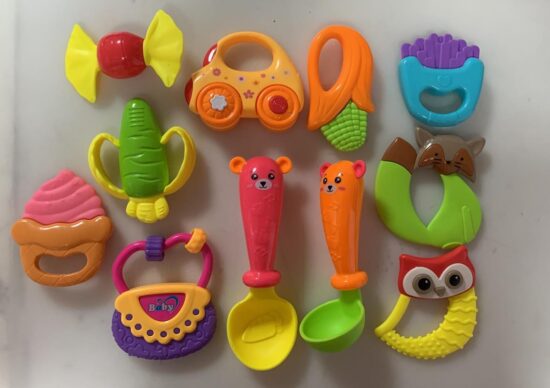 Set zornaitori bebe jucarii diferite forme