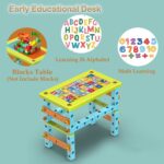 Banc de lucru Masa cu scaun Set creativ 140 de piese STEM