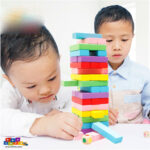 Joc-educativ-copii-Blocul-din-lemn-Colorat-54pc