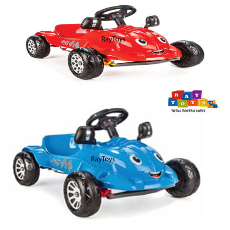 Masinuta copii cu pedale claxon Herby zambet Pilsan